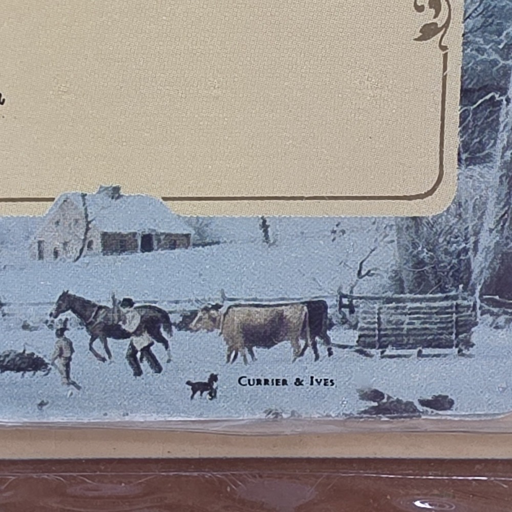 NOS 3 Packs Sealed Vintage Christmas Gift Tags Courier & Ives Cleo Papercraft - Picture 5 of 16